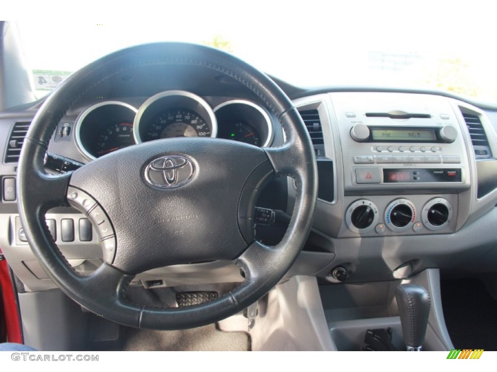 2006 Tacoma V6 PreRunner Double Cab - Impulse Red Pearl / Graphite Gray photo #20