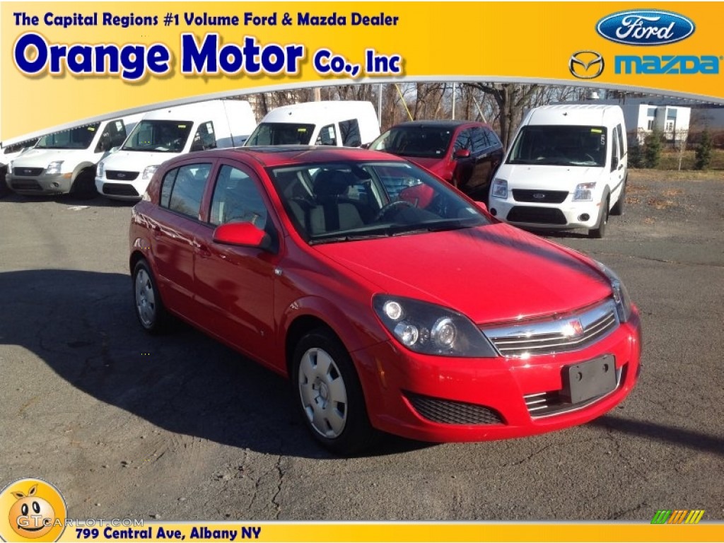 2008 Astra XE Sedan - Salsa Red / Charcoal photo #1