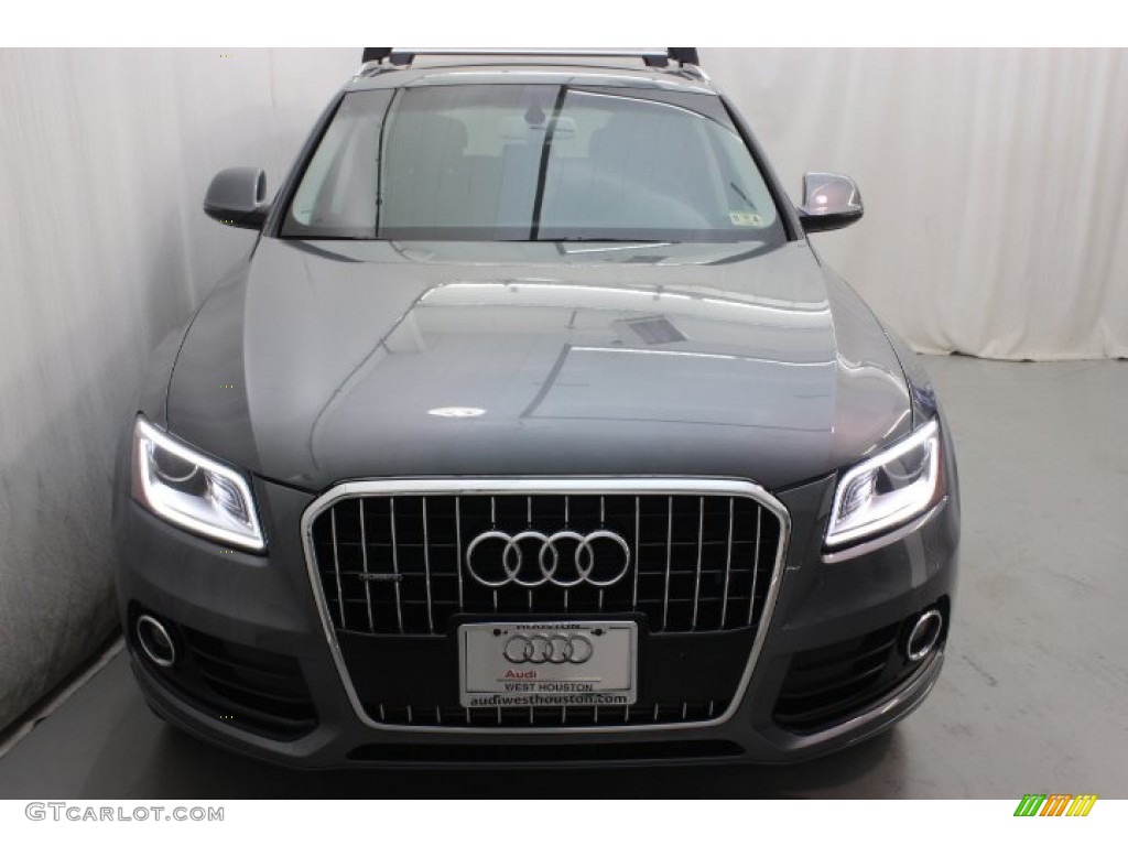 2013 Q5 2.0 TFSI quattro - Monsoon Gray Metallic / Black photo #2