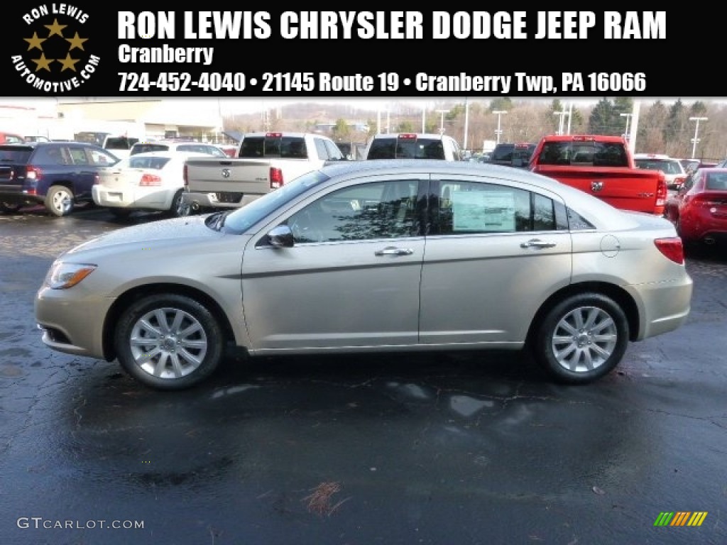 2014 200 Limited Sedan - Cashmere Pearl / Black/Light Frost Beige photo #1