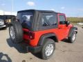 2014 Flame Red Jeep Wrangler Sport 4x4  photo #6