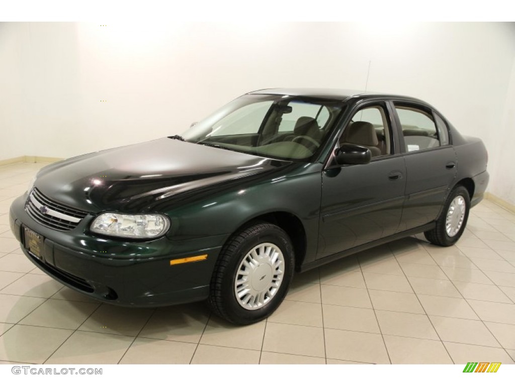 2002 Malibu Sedan - Forest Green Metallic / Neutral photo #3