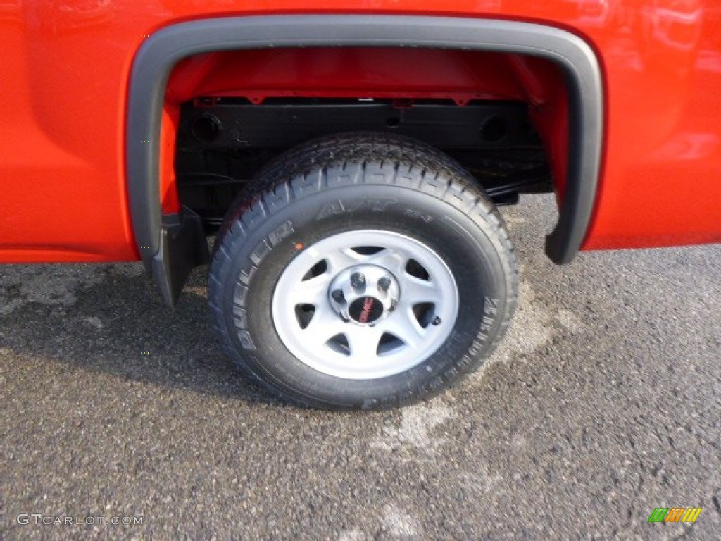 2014 Sierra 1500 Regular Cab 4x4 - Fire Red / Jet Black photo #9