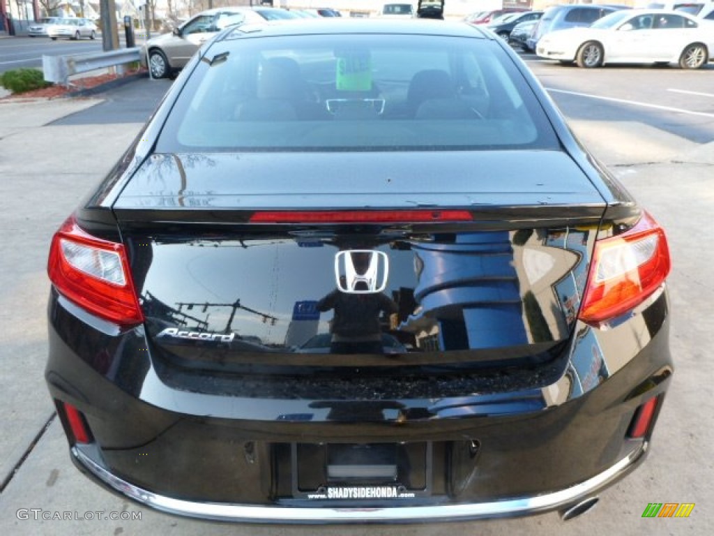 2013 Accord EX Coupe - Crystal Black Pearl / Black photo #4
