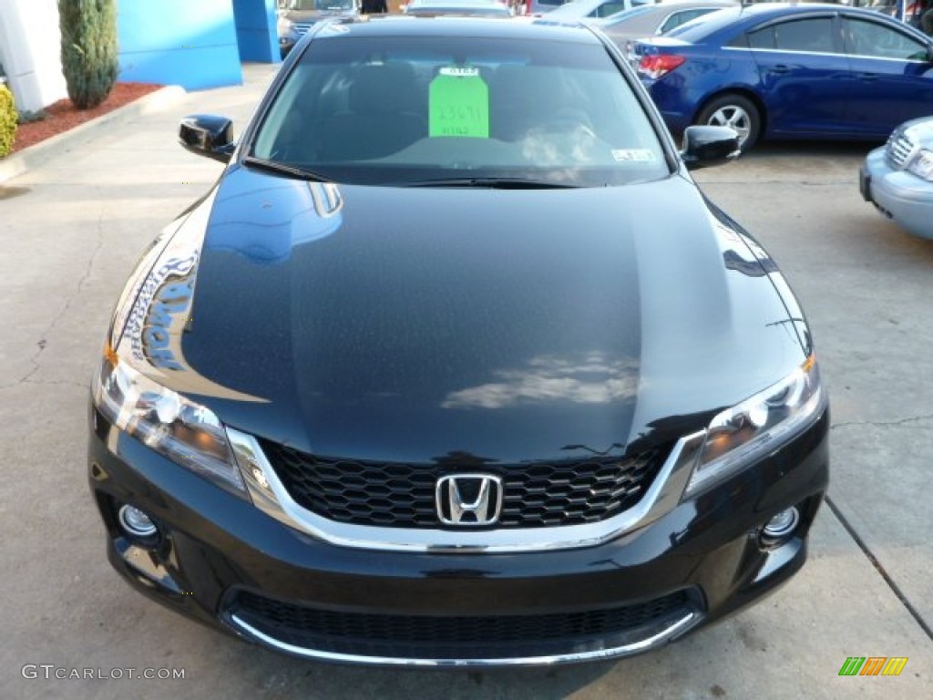 2013 Accord EX Coupe - Crystal Black Pearl / Black photo #10