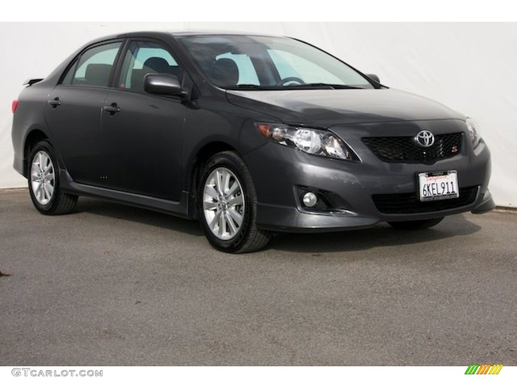 2010 Corolla S - Magnetic Gray Metallic / Dark Charcoal photo #1