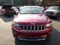 2014 Deep Cherry Red Crystal Pearl Jeep Grand Cherokee Overland 4x4  photo #3