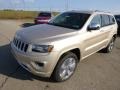 2014 Cashmere Pearl Jeep Grand Cherokee Overland 4x4  photo #2