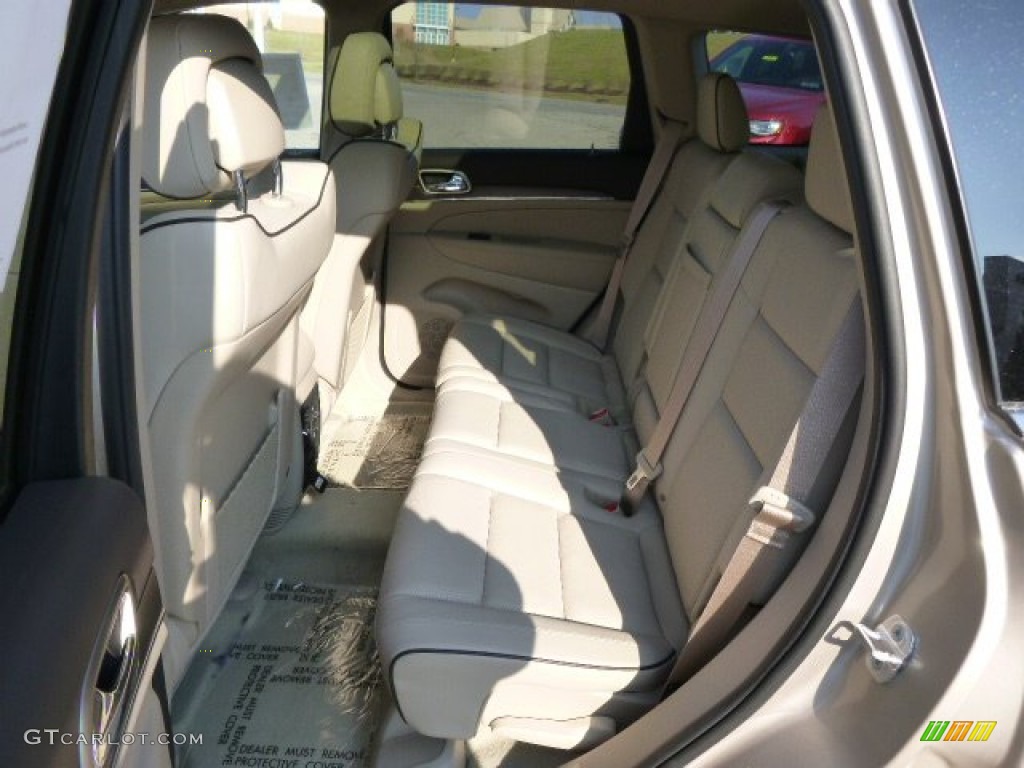 2014 Grand Cherokee Overland 4x4 - Cashmere Pearl / Overland Nepal Jeep Brown Light Frost photo #12