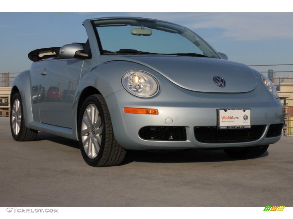 2010 New Beetle 2.5 Convertible - Heaven Blue Metallic / Black photo #1