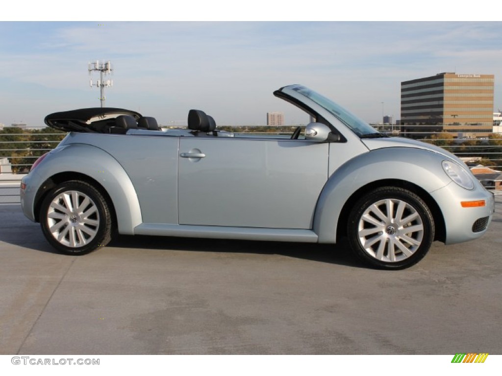 2010 New Beetle 2.5 Convertible - Heaven Blue Metallic / Black photo #2