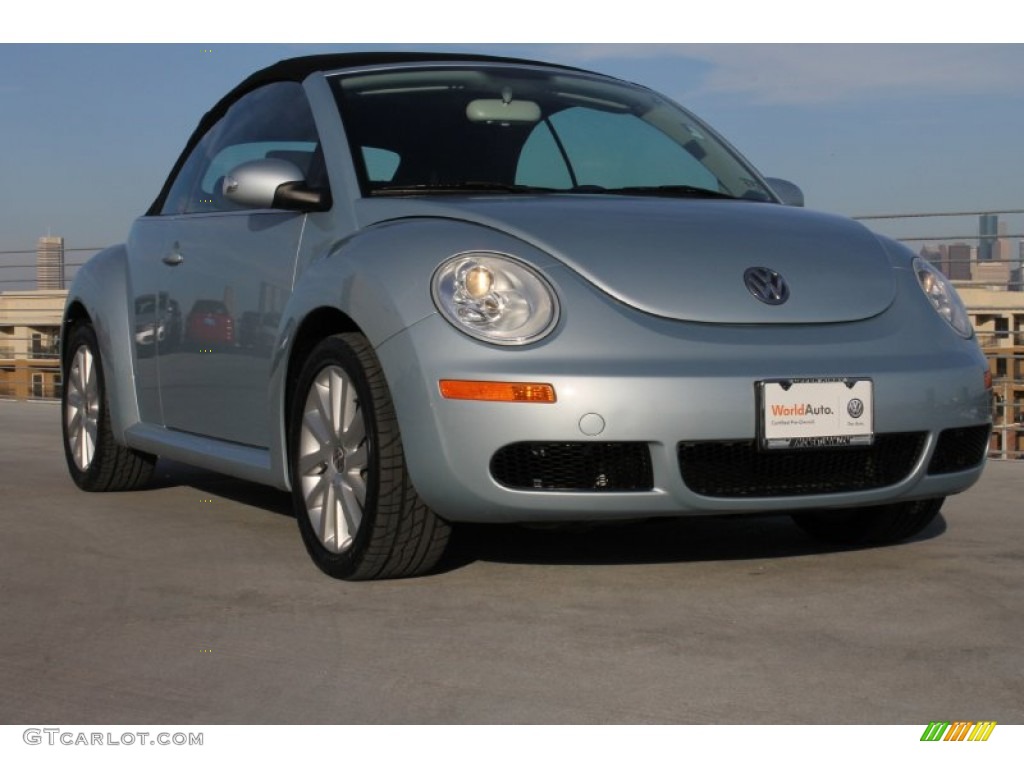 2010 New Beetle 2.5 Convertible - Heaven Blue Metallic / Black photo #3