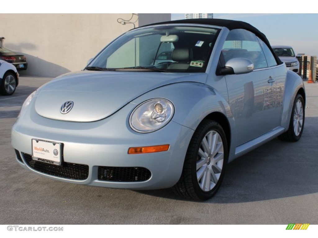 2010 New Beetle 2.5 Convertible - Heaven Blue Metallic / Black photo #5