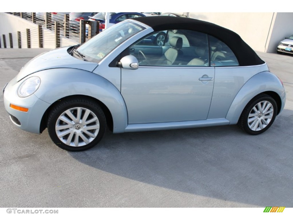 2010 New Beetle 2.5 Convertible - Heaven Blue Metallic / Black photo #7