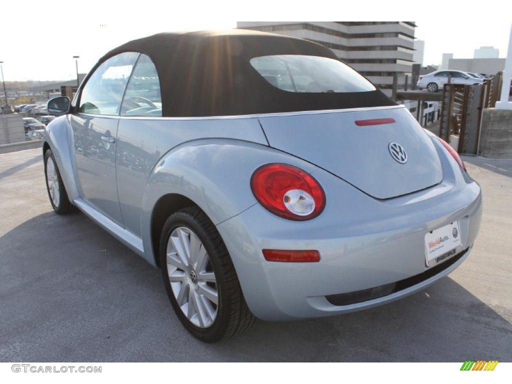 2010 New Beetle 2.5 Convertible - Heaven Blue Metallic / Black photo #9