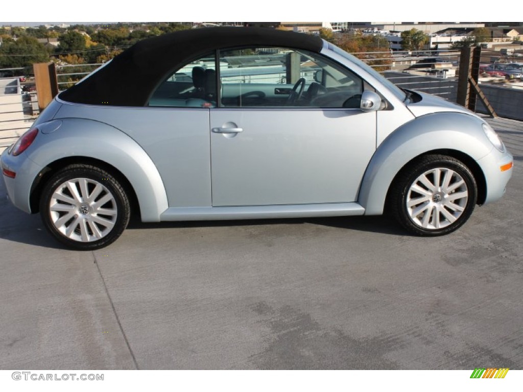 2010 New Beetle 2.5 Convertible - Heaven Blue Metallic / Black photo #13