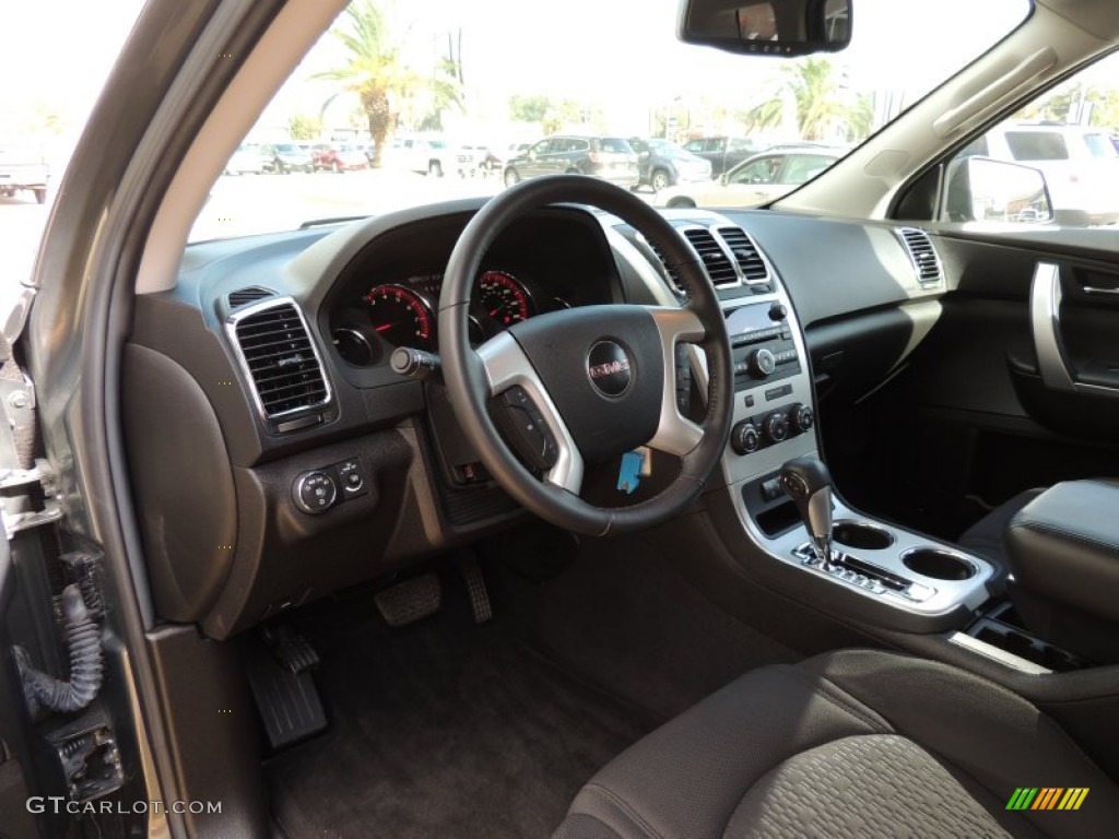 2011 Acadia SLE - Gray Green Metallic / Ebony photo #15