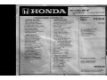 2013 Honda Civic HF Sedan Window Sticker