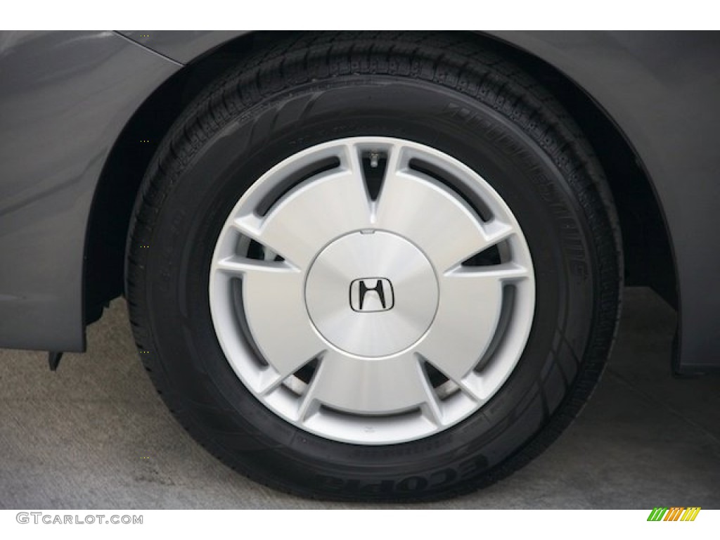 2013 Civic HF Sedan - Polished Metal Metallic / Gray photo #24