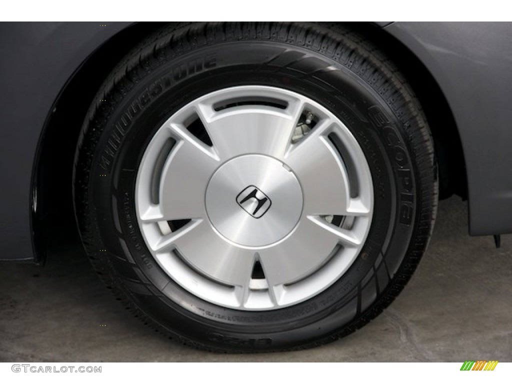 2013 Civic HF Sedan - Polished Metal Metallic / Gray photo #27