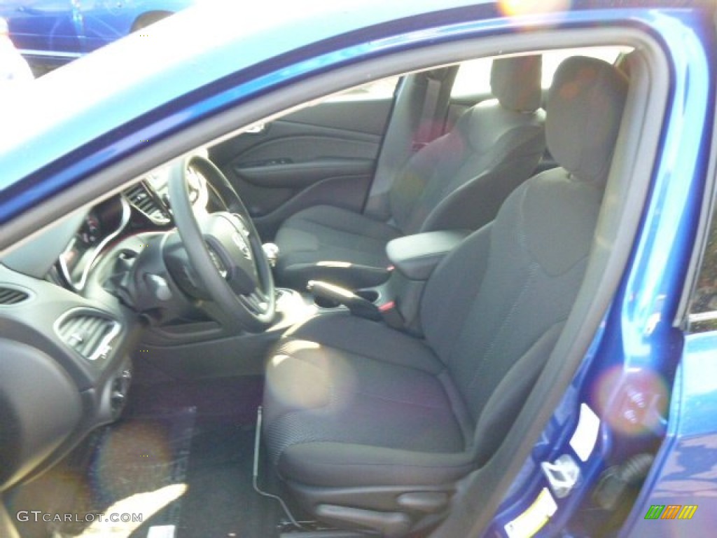 Black Interior 2014 Dodge Dart SE Photo #88473441