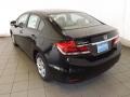 2013 Crystal Black Pearl Honda Civic LX Sedan  photo #6