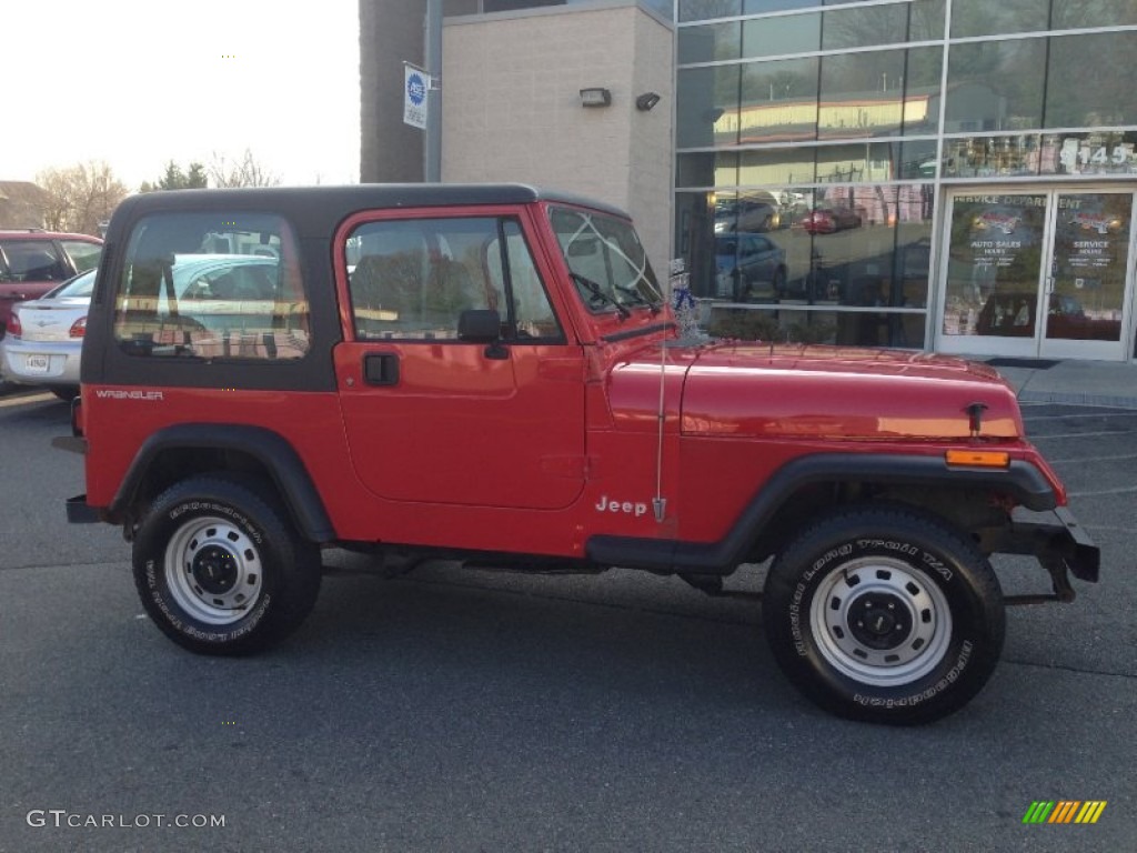 Radiant Fire Red Jeep Wrangler