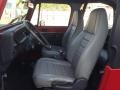 Gray 1992 Jeep Wrangler S 4x4 Interior Color