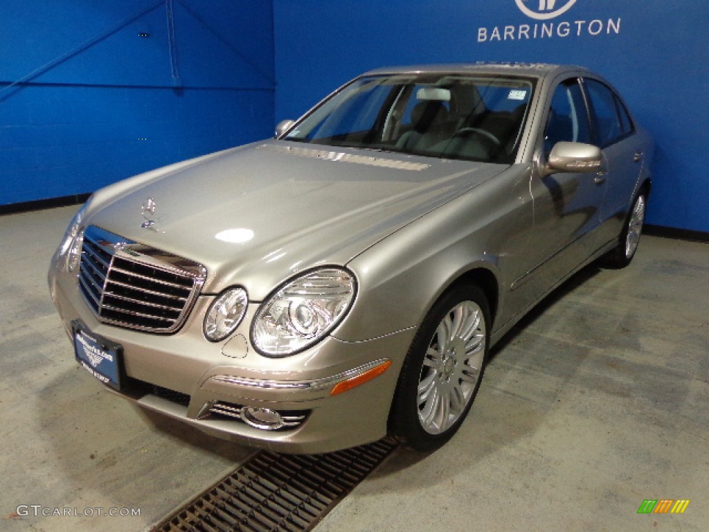 2008 E 350 4Matic Sedan - Pewter Metallic / Black photo #1