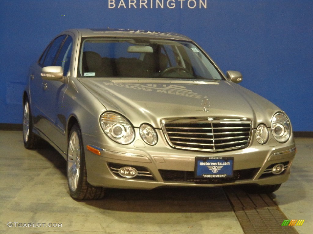 2008 E 350 4Matic Sedan - Pewter Metallic / Black photo #2