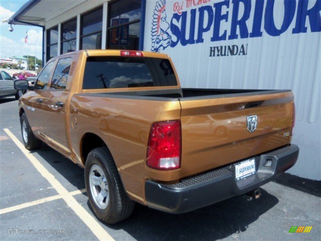 2012 Ram 1500 ST Crew Cab - Tequila Sunrise Pearl / Dark Slate Gray/Medium Graystone photo #7