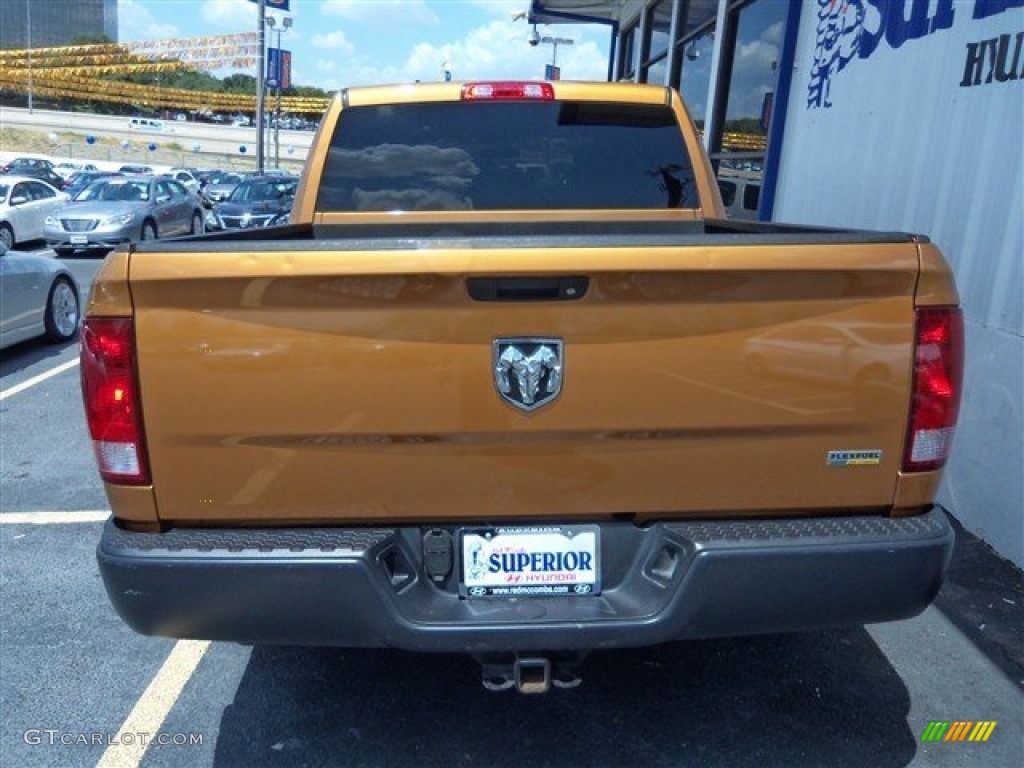 2012 Ram 1500 ST Crew Cab - Tequila Sunrise Pearl / Dark Slate Gray/Medium Graystone photo #8