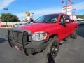 2009 Flame Red Dodge Ram 2500 SLT Quad Cab 4x4  photo #3