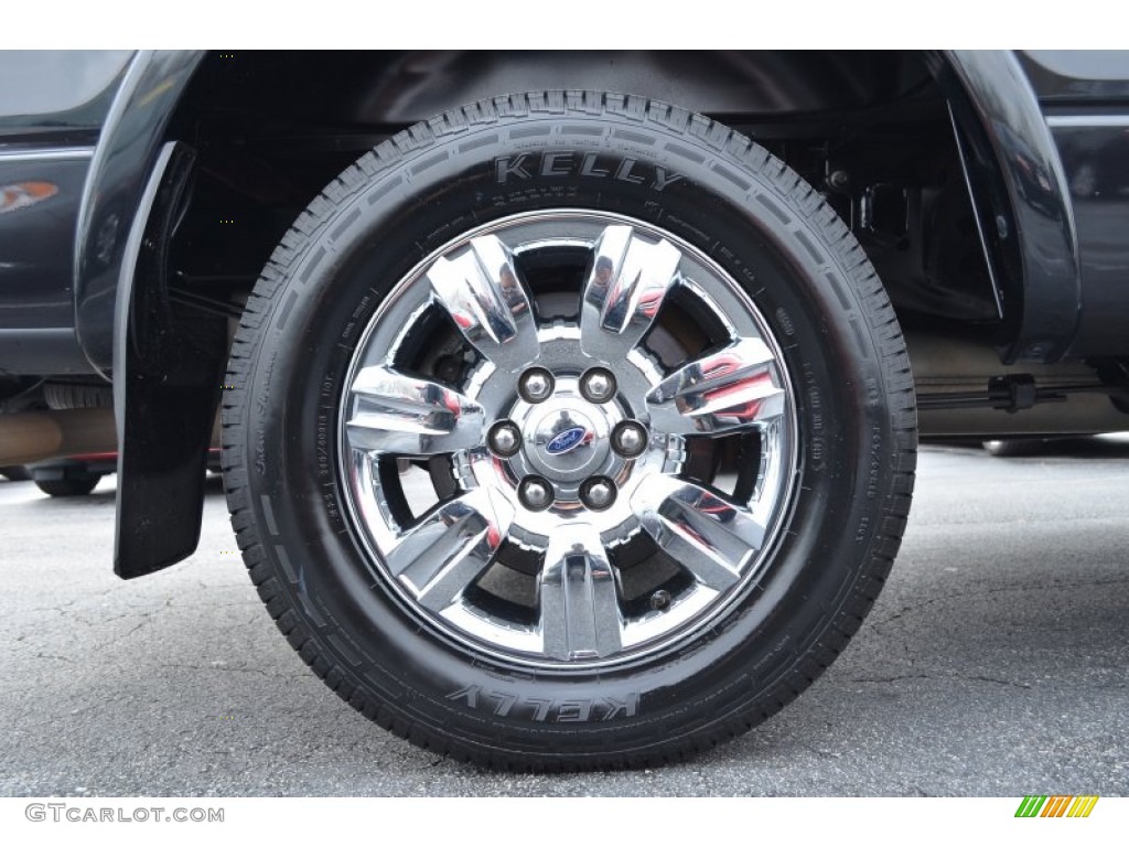 2010 F150 Lariat SuperCrew - Tuxedo Black / Tan photo #20