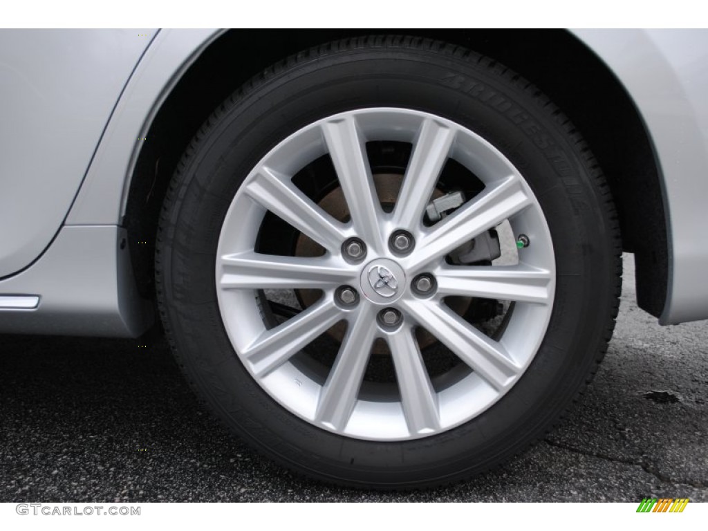 2014 Camry XLE - Classic Silver Metallic / Ash photo #6