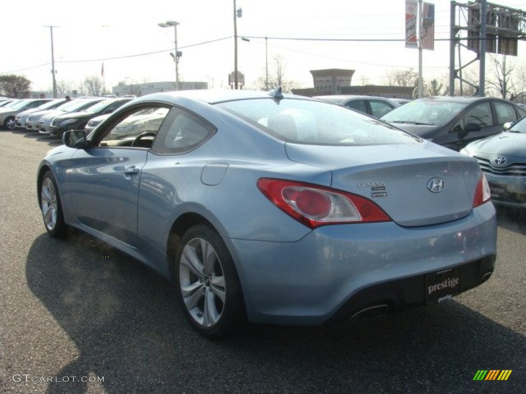 2010 Genesis Coupe 3.8 Grand Touring - Aqua Minerale Blue / Black photo #4