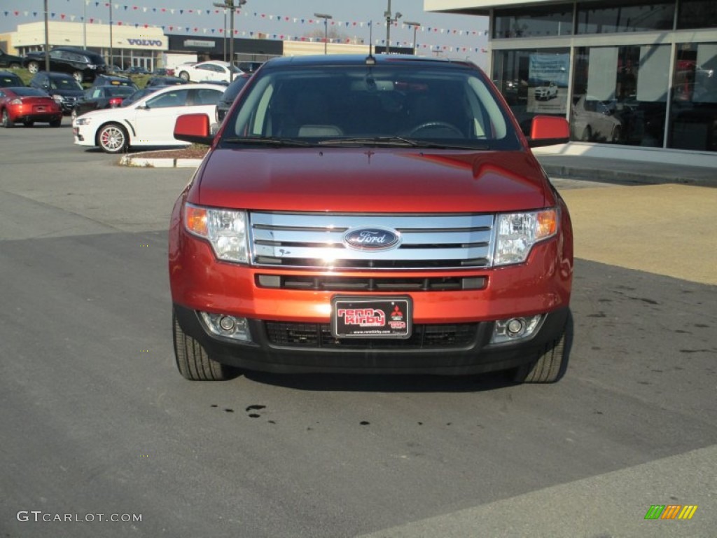 2008 Edge Limited AWD - Blazing Copper Metallic / Charcoal photo #2