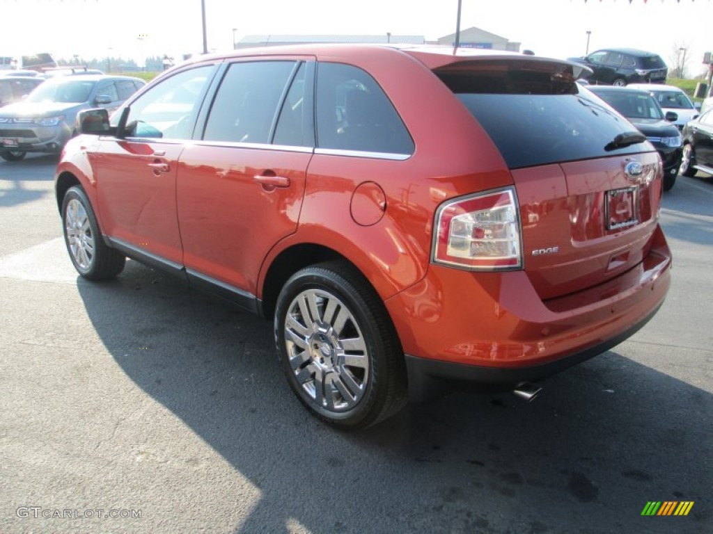 2008 Edge Limited AWD - Blazing Copper Metallic / Charcoal photo #5