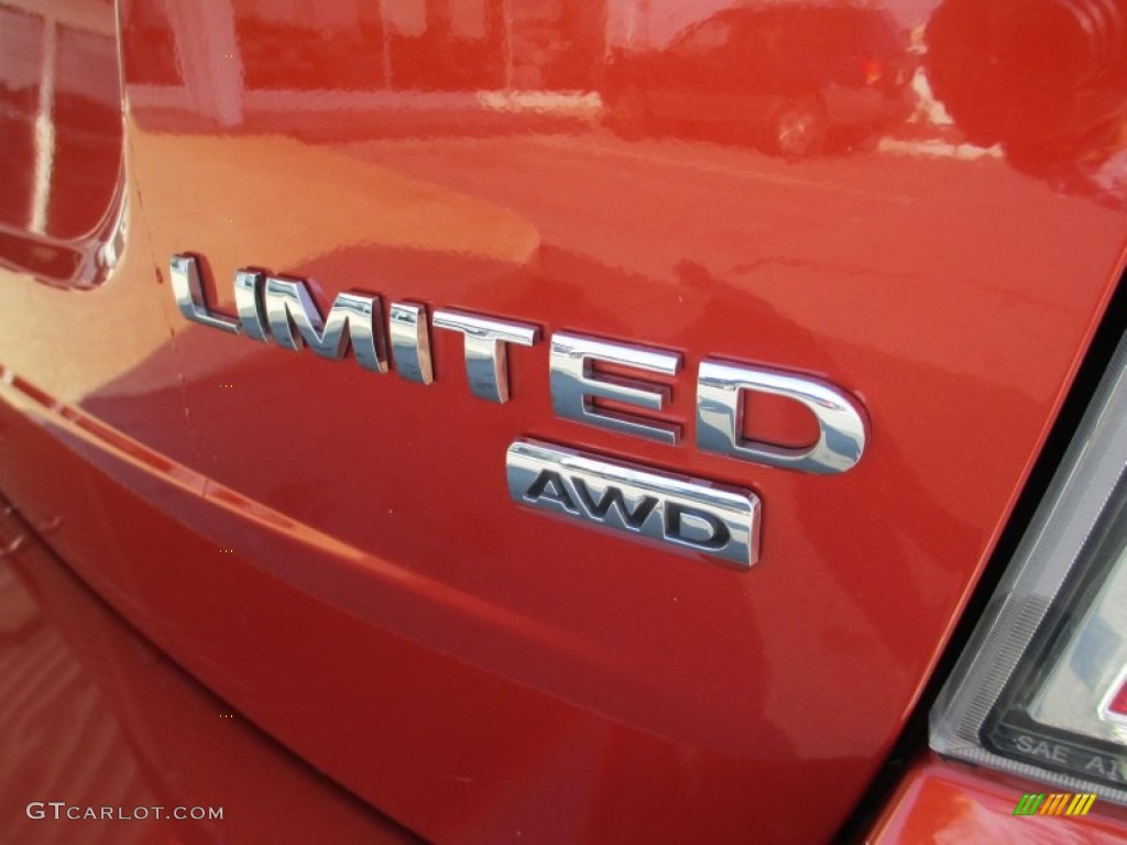 2008 Edge Limited AWD - Blazing Copper Metallic / Charcoal photo #9