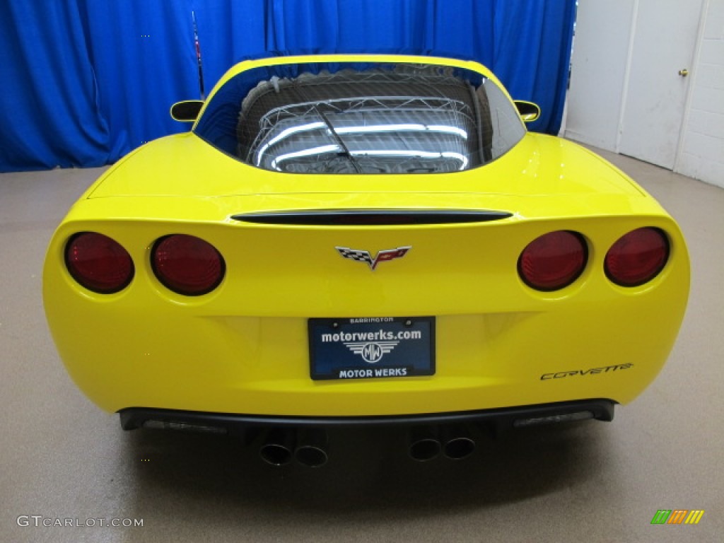 2005 Corvette Coupe - Millenium Yellow / Ebony photo #7
