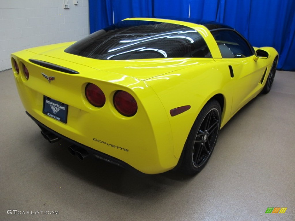 2005 Corvette Coupe - Millenium Yellow / Ebony photo #9