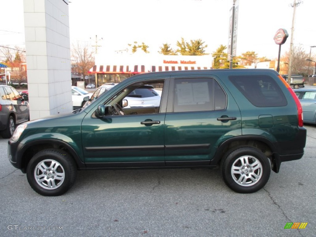 2003 CR-V EX 4WD - Clover Green Pearl / Saddle photo #3