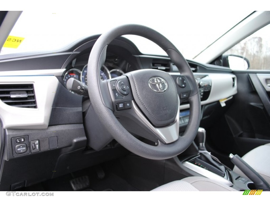 2014 Toyota Corolla LE Eco Ash Steering Wheel Photo #88481349