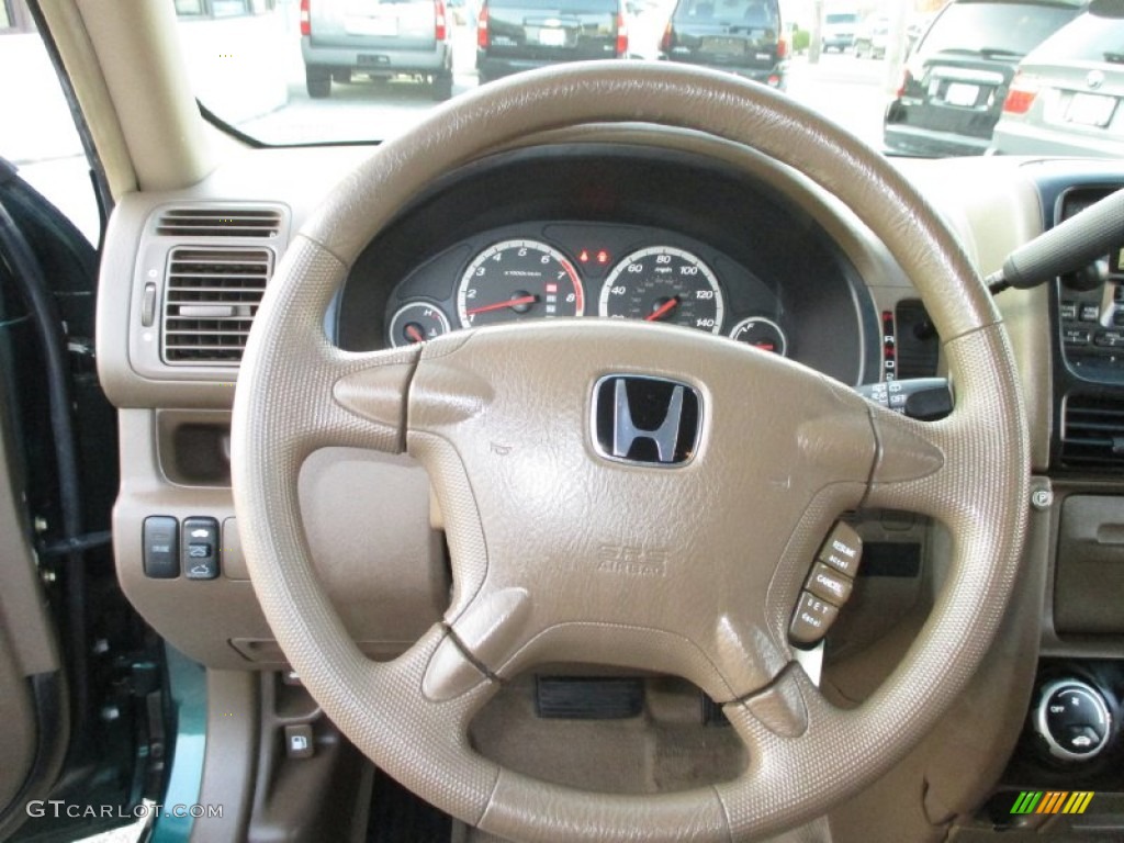 2003 CR-V EX 4WD - Clover Green Pearl / Saddle photo #12