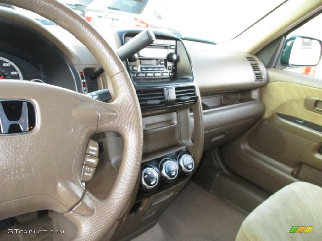 2003 CR-V EX 4WD - Clover Green Pearl / Saddle photo #14