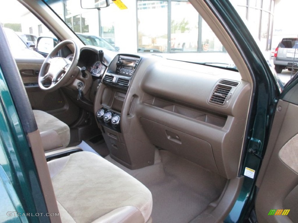 2003 CR-V EX 4WD - Clover Green Pearl / Saddle photo #18