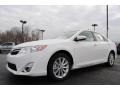 2014 Super White Toyota Camry Hybrid XLE  photo #3