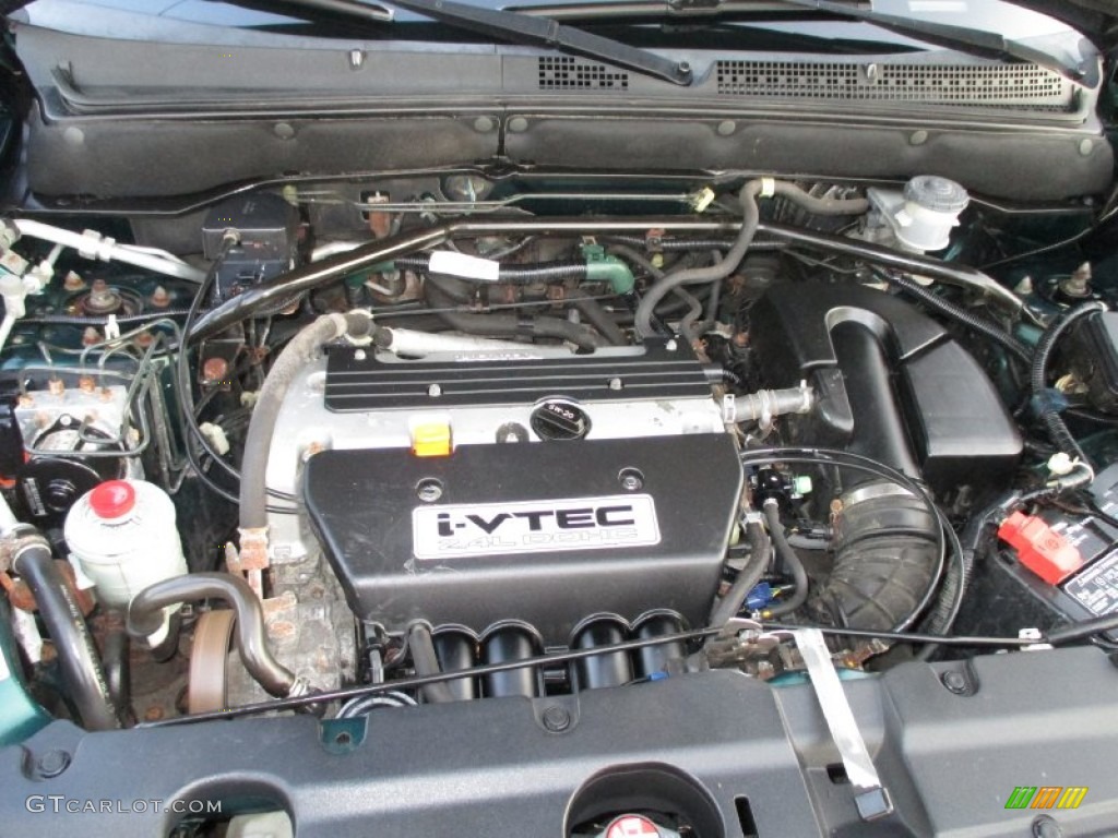 2003 CR-V EX 4WD - Clover Green Pearl / Saddle photo #44