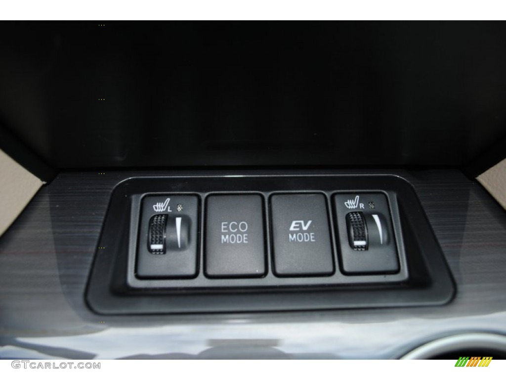 2014 Camry Hybrid XLE - Super White / Ivory photo #27
