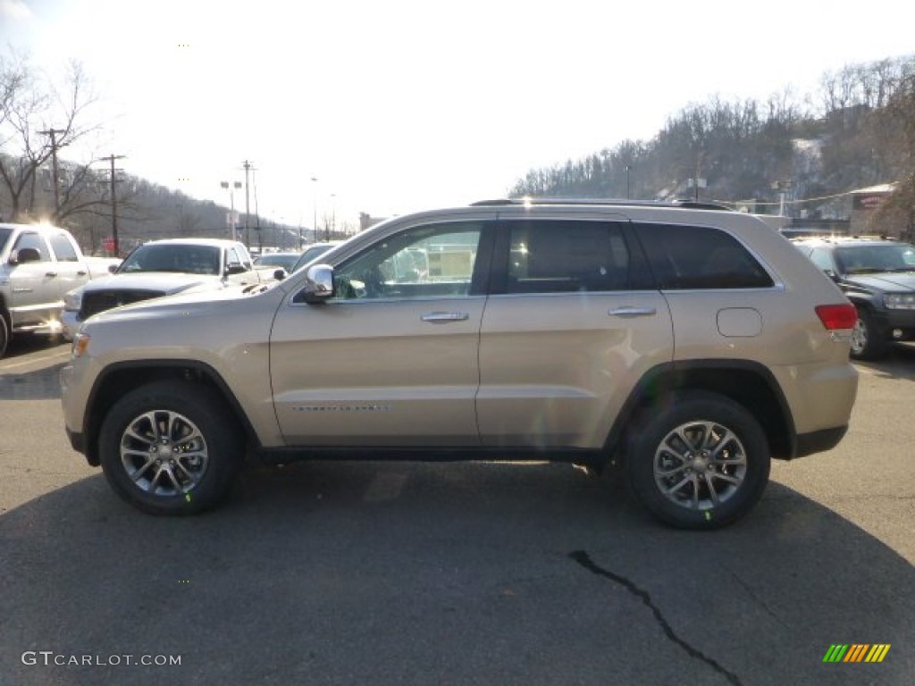 2014 Grand Cherokee Limited 4x4 - Cashmere Pearl / New Zealand Black/Light Frost photo #2